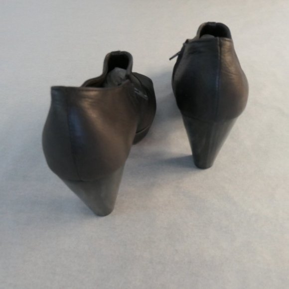 Size 9.5 Calleen Cordera Caliza Brown Peep Toe - Picture 7 of 11